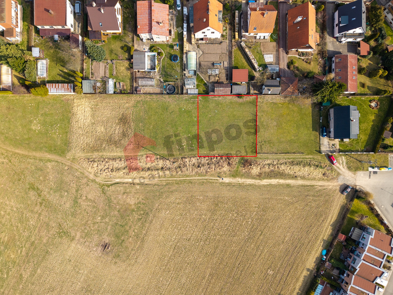 Prodej stavebního pozemku 602 m² – fotografie 3