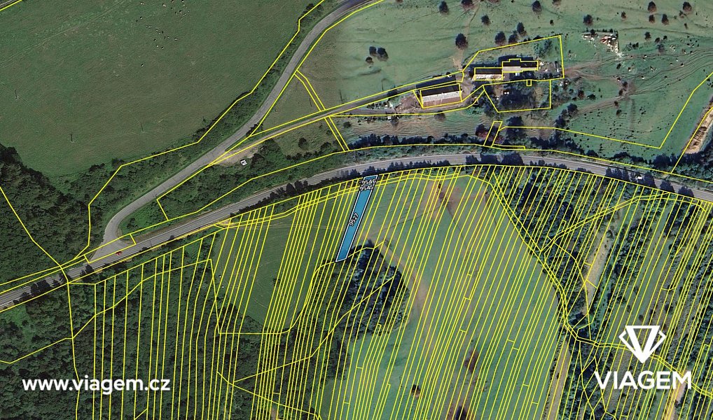 Prodej pole 736 m², Strání – náhled fotky 4