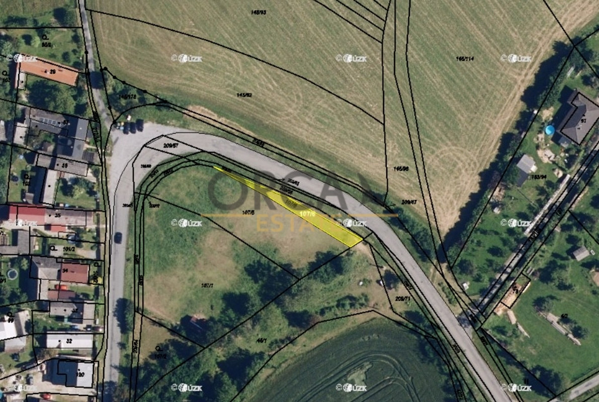 Prodej pozemků o výměře 3687 m² v k. ú. Červená Lhota u Řimic (okres Olomouc) – pohled 4