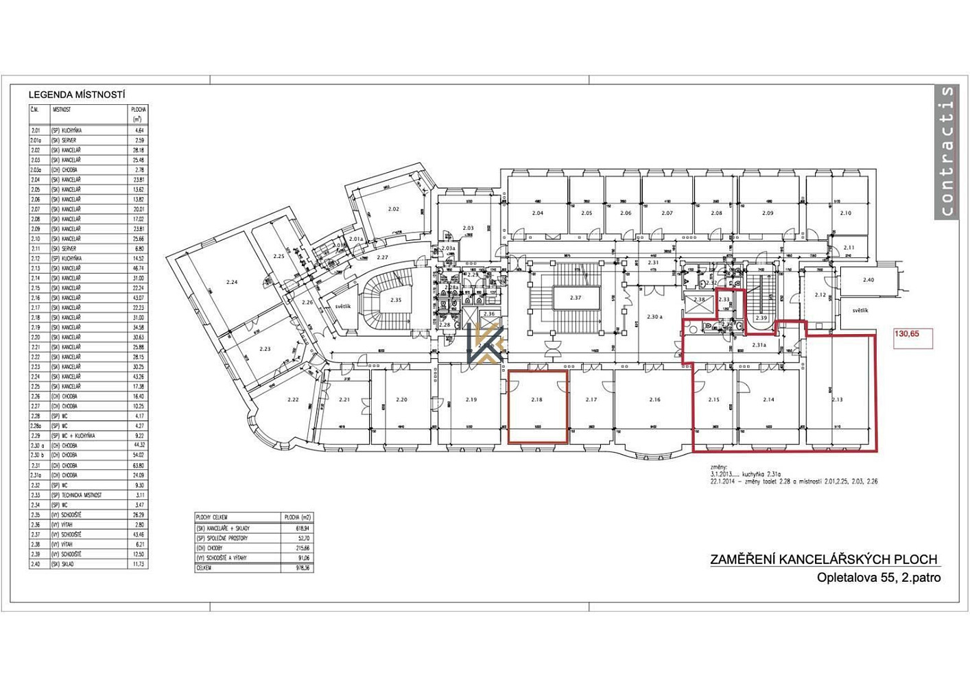 Pronájem kanceláře 131 m² – fotografie 2