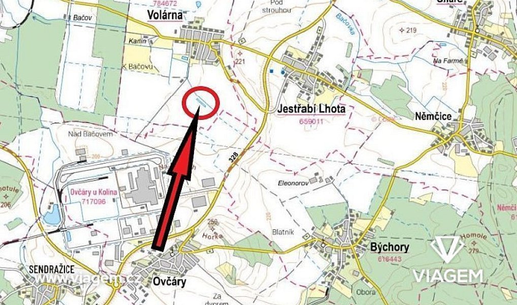 Prodej pole 478 m², Volárna – náhled fotky 4