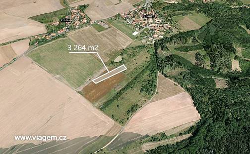 Prodej pole 2 176 m², Oleška, okres Praha-východ