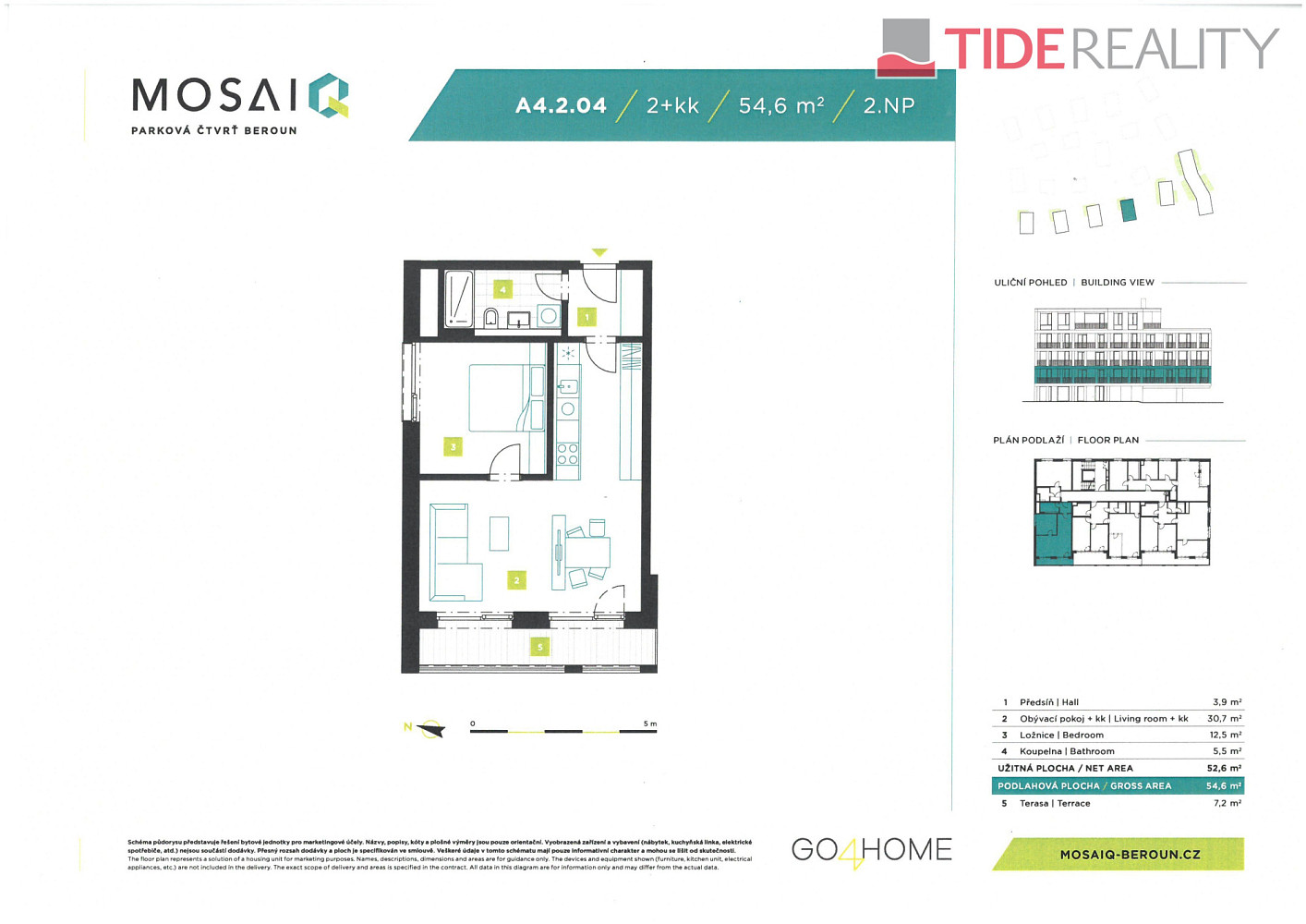 Prodej bytu 2+kk 62 m² – fotografie 3
