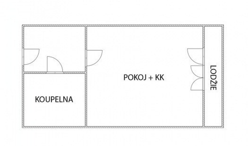 Prodej bytu 1+kk 21 m², Litvínov – náhled fotky 2