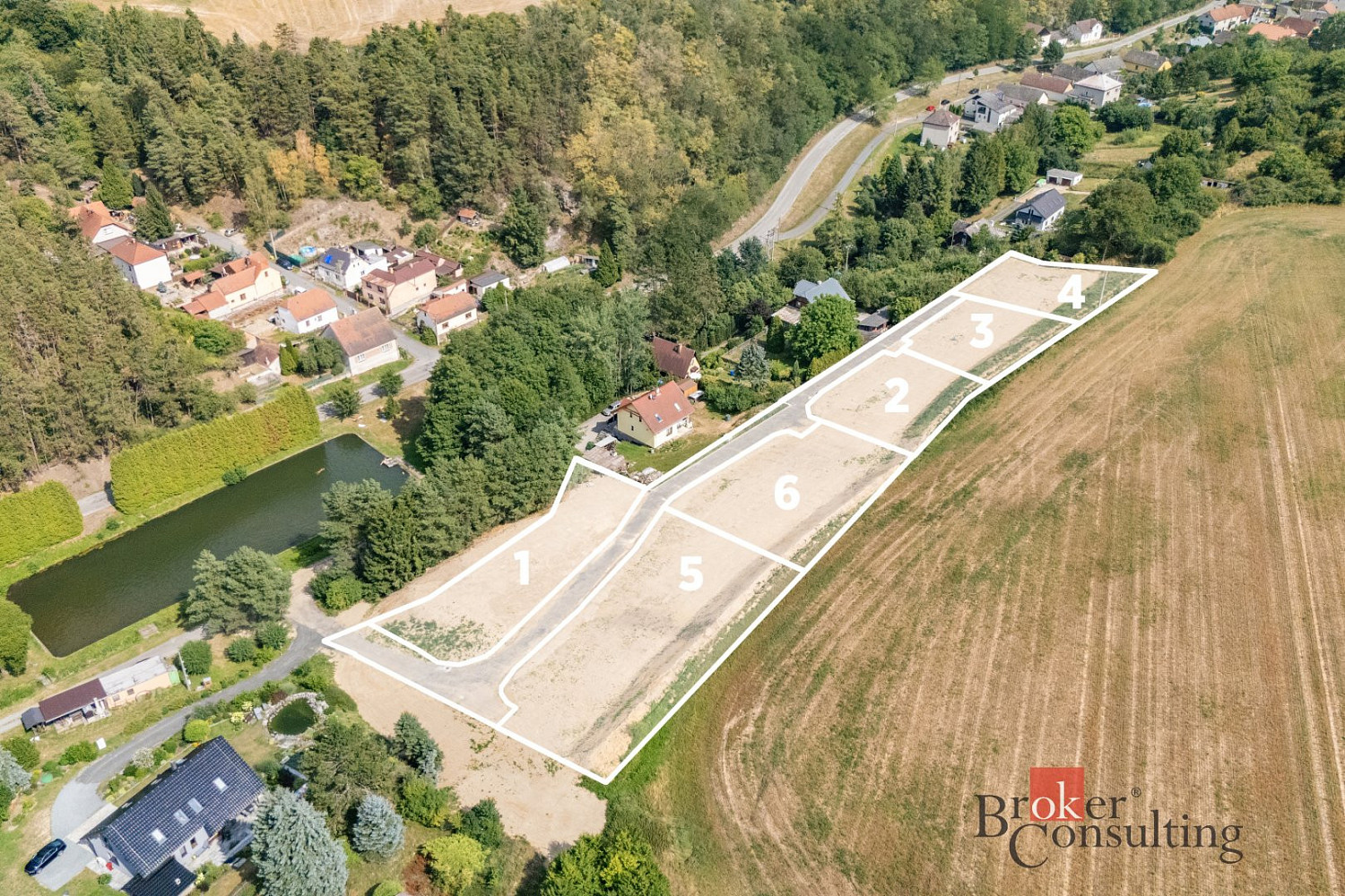 Prodej stavebního pozemku 6 411 m²