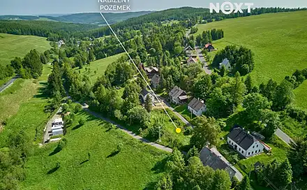 Prodej stavebního pozemku 497 m², Loučná pod Klínovcem - Háj, okres Chomutov