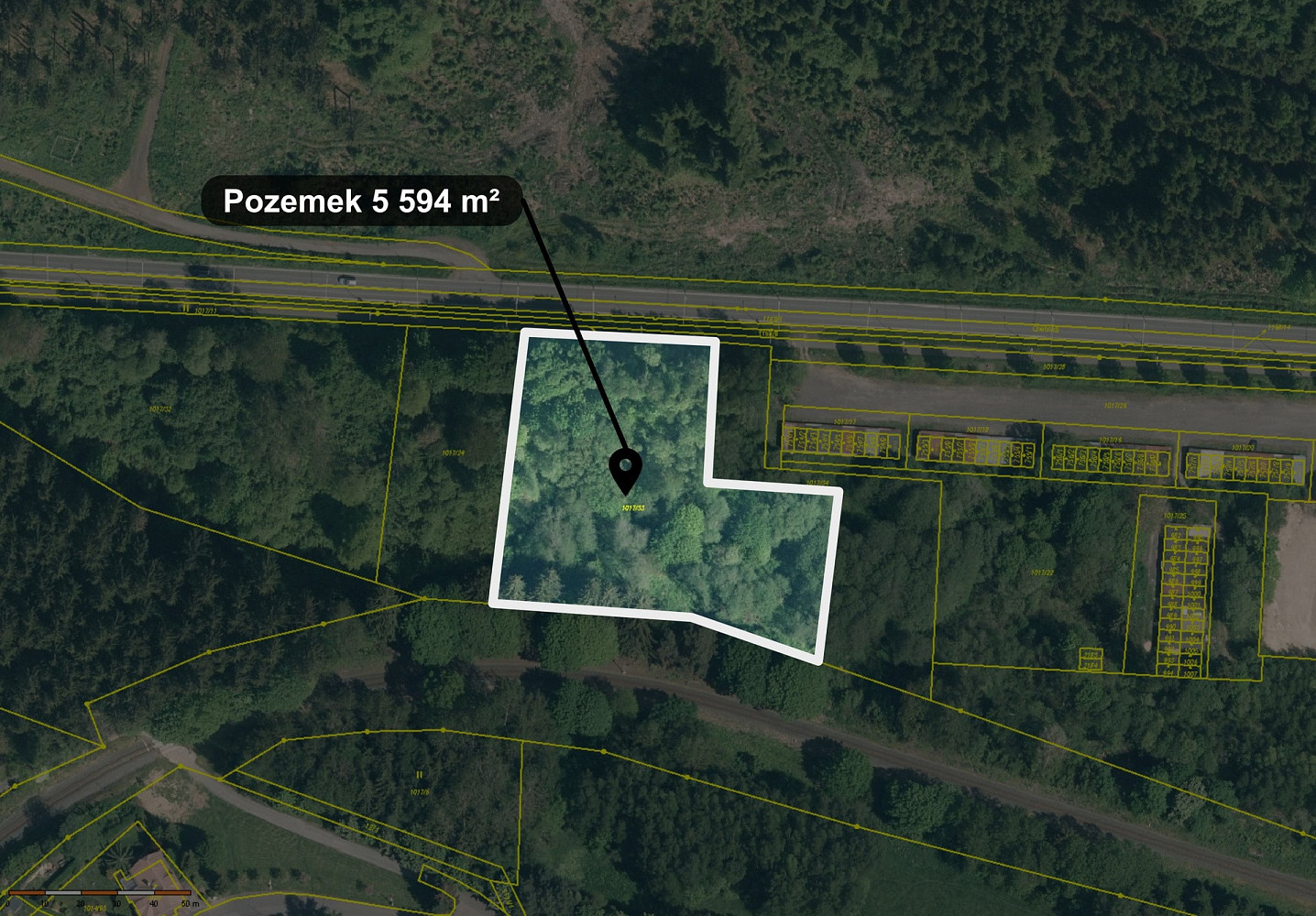 Prodej komerčního pozemku 5 594 m²