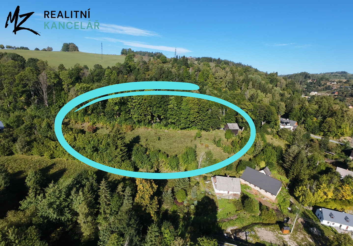 Prodej stavebního pozemku 3 323 m² – fotografie 2