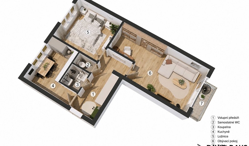 Prodej bytu 2+1 55 m², Brno – náhled fotky 4