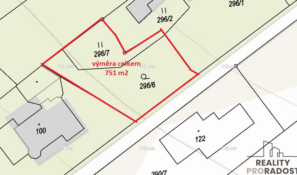 Prodej stavebního pozemku 751 m², Nové Sady – náhled fotky 3