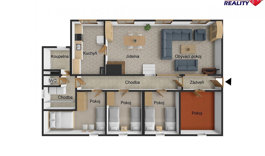 Prodej chaty/chalupy 178 m² s pozemkem 1 897 m², Vítkov – náhled fotky 5