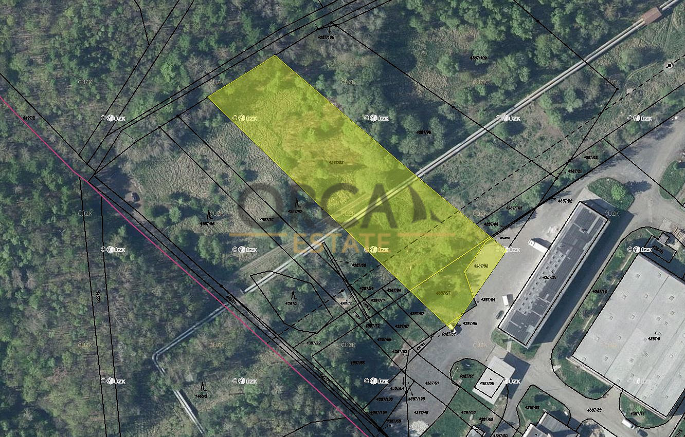 Prodej komerčního pozemku 6 505 m²