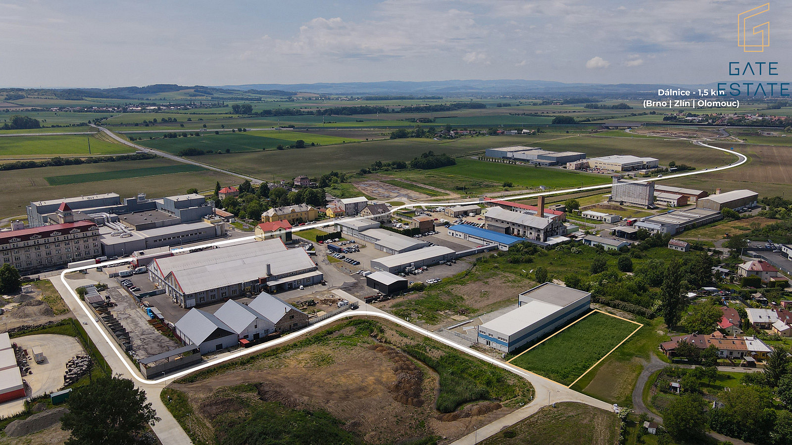 Prodej komerčního pozemku 2 397 m²