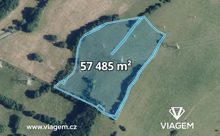 Prodej pole 9 580 m², Horní Město, okres Bruntál
