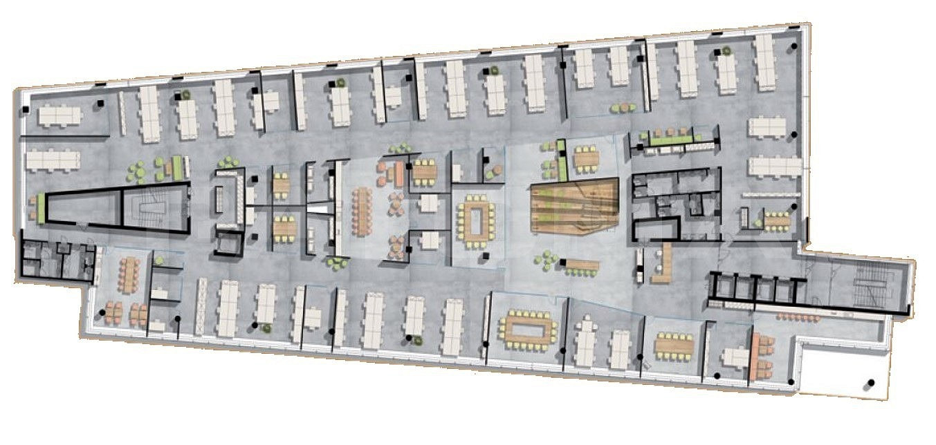Pronájem kanceláře 662 m² – fotografie 4