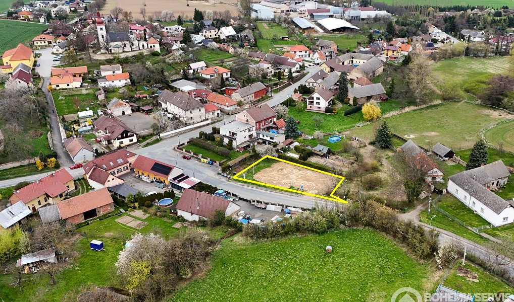 Prodej stavebního pozemku 866 m², Křesetice – náhled fotky 8