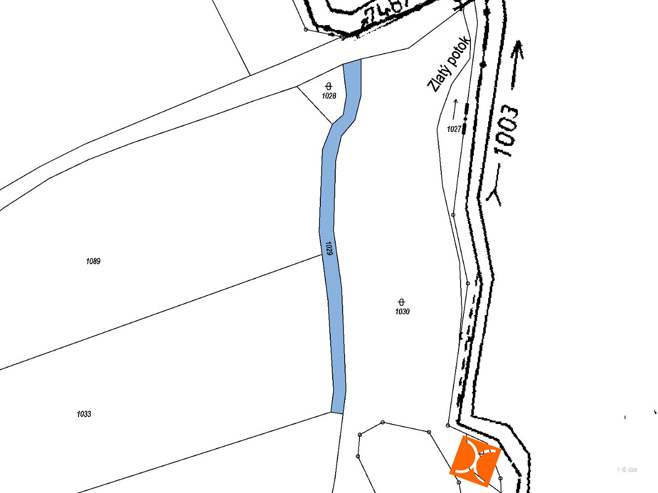 Prodej pozemku 147 m² – pohled 2