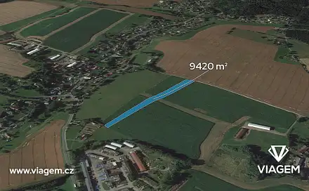 Prodej pole 5 495 m², Stružinec, okres Semily