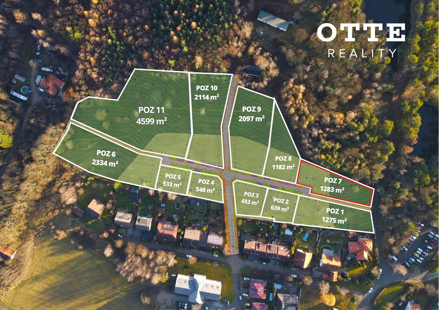 Prodej stavebního pozemku 1 283 m² – fotografie 2