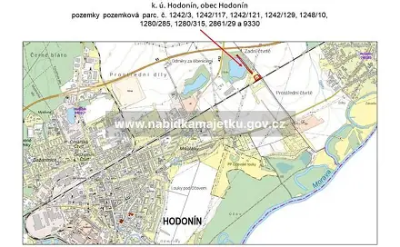 Prodej pozemku 14 697 m², Hodonín