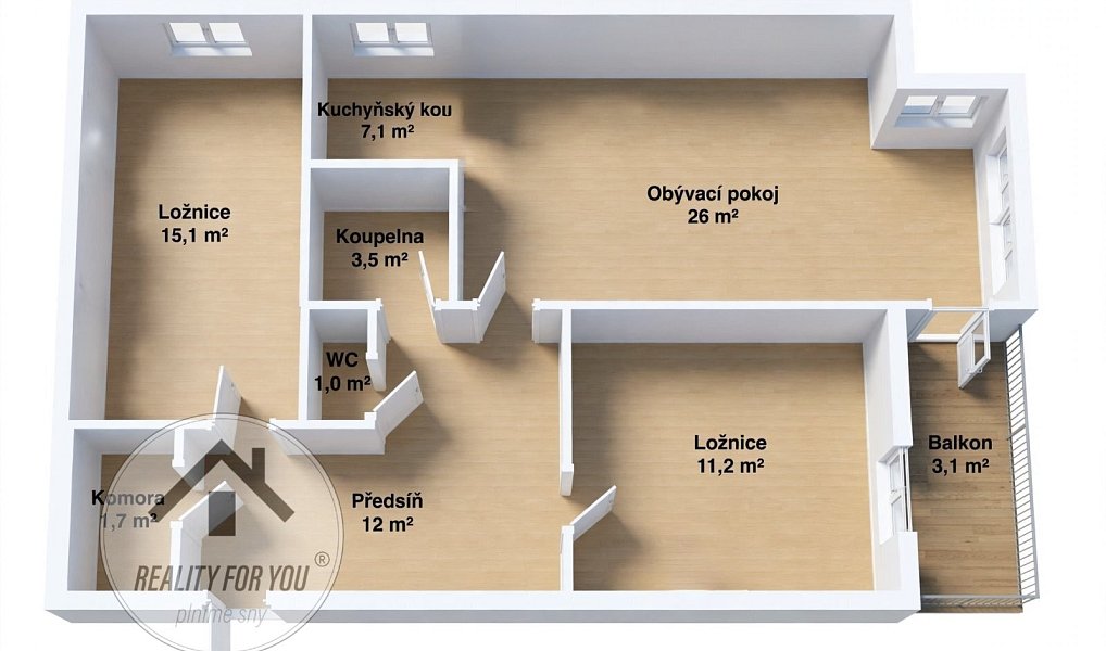 Prodej bytu 3+kk 86 m², Praha – náhled fotky 17
