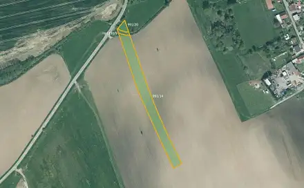 Prodej pole 33 235 m², Dnešice, okres Plzeň-Jih