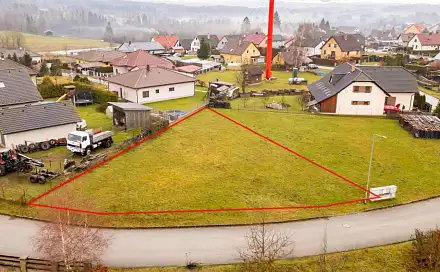 Prodej stavebního pozemku 713 m², Strmilov