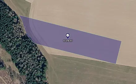 Prodej pole 3 443 m², Lipová, okres Prostějov