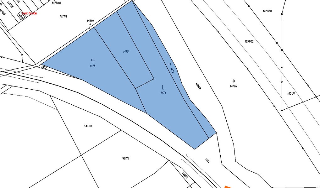 Prodej pozemku 1 526 m², Postoloprty – náhled fotky 2