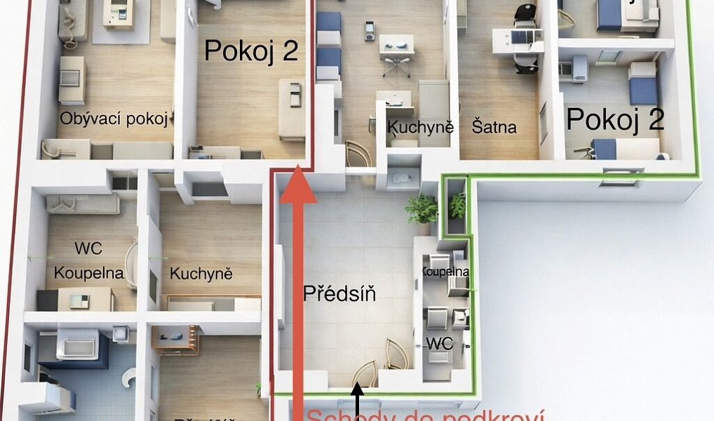 Prodej domu 328 m² s pozemkem 950 m², Vráž – náhled fotky 6