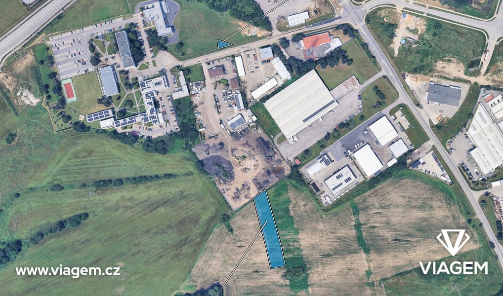 Prodej pole 616 m², České Budějovice – náhled fotky 2