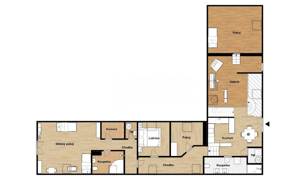 Prodej domu 280 m² s pozemkem 577 m², Kosova Hora – náhled fotky 3