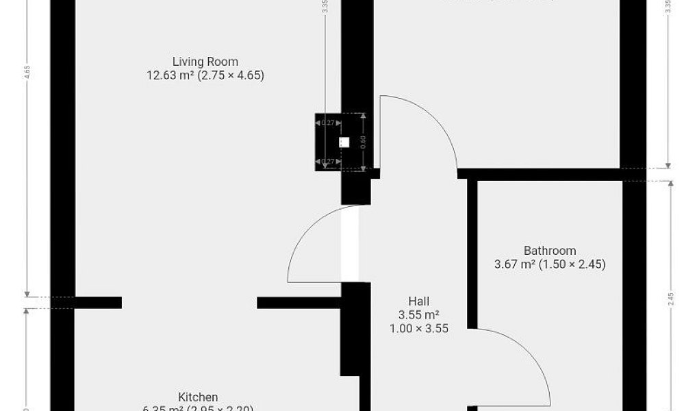 Pronájem bytu 2+kk 50 m², Kladno – náhled fotky 10