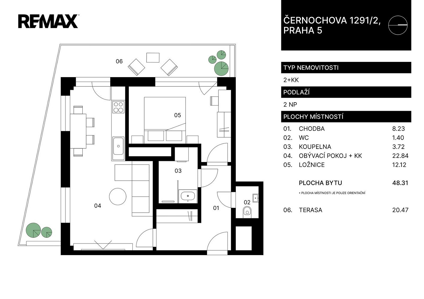 Prodej bytu 2+kk 49 m² – fotografie 3