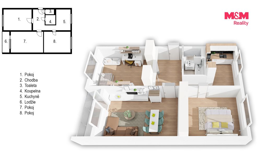 Prodej bytu 3+1 68 m², Karlovy Vary – náhled fotky 16