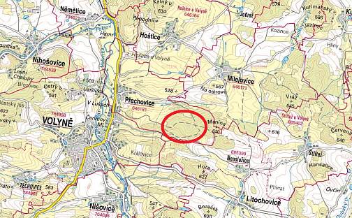 Prodej lesa 26 262 m², Přechovice, okres Strakonice