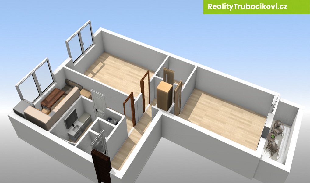 Pronájem bytu 2+1 58 m², Vsetín – náhled fotky 16