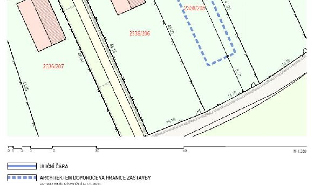 Prodej stavebního pozemku 677 m², Oslavany – náhled fotky 6
