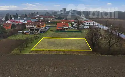 Prodej stavebního pozemku 1 345 m², Uničov, okres Olomouc