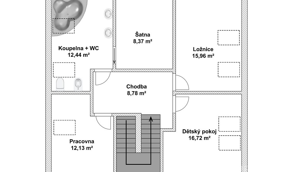 Prodej domu 181 m² s pozemkem 311 m², Kolín – náhled fotky 34