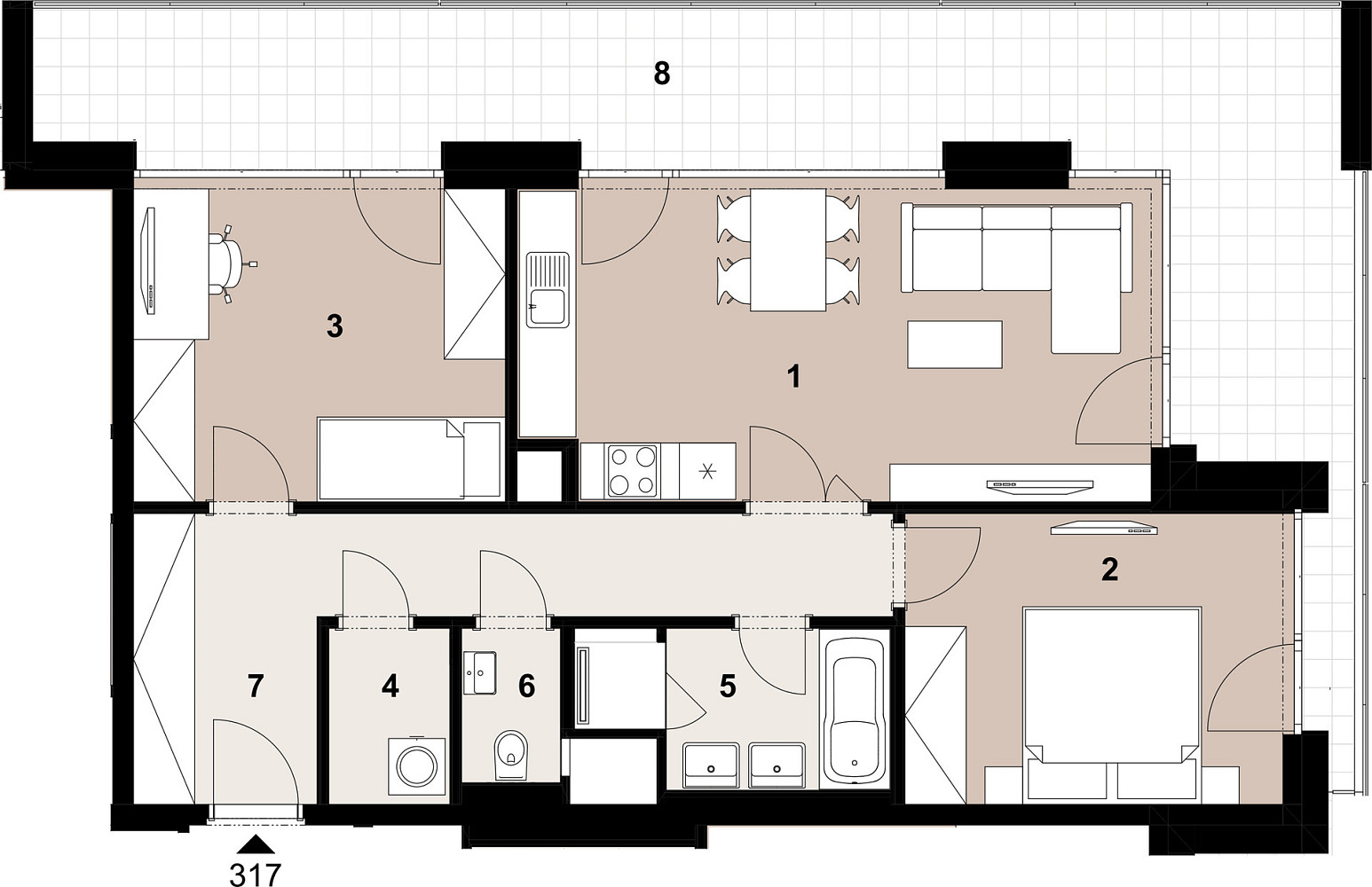 Prodej bytu 3+kk 70 m² – fotografie 2