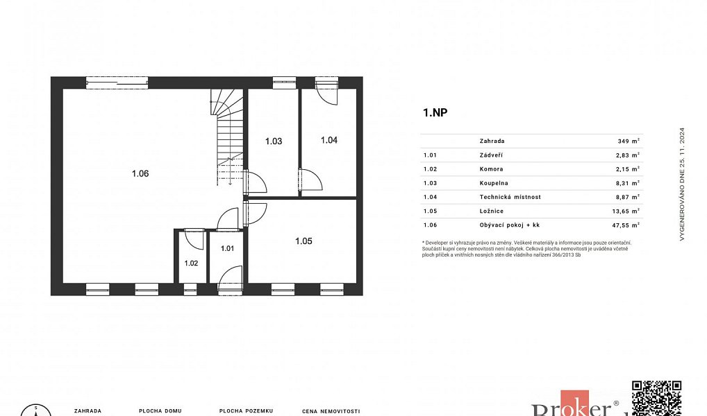 Prodej domu 165 m² s pozemkem 349 m², Zruč-Senec – náhled fotky 2