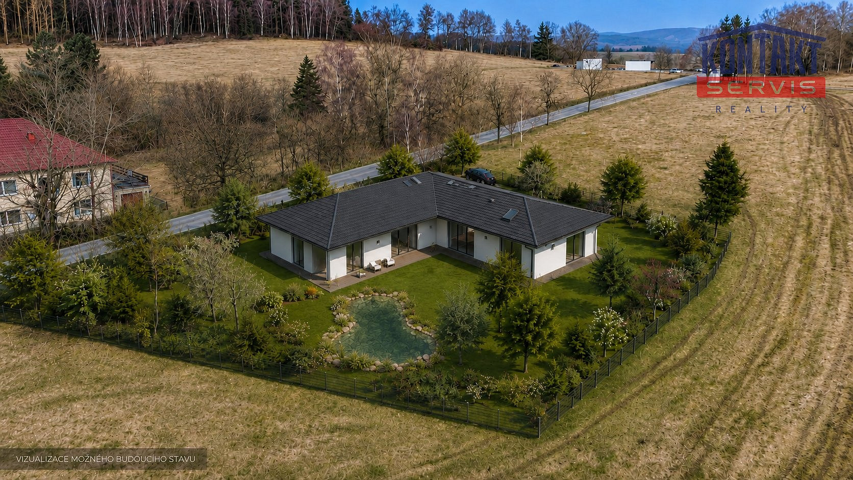 Prodej stavebního pozemku 1 821 m²