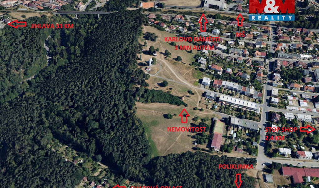 Prodej stavebního pozemku 1 991 m², Velké Meziříčí – náhled fotky 5