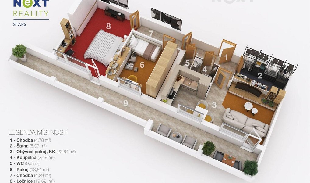 Prodej bytu 3+1 70 m², Kladno – náhled fotky 18