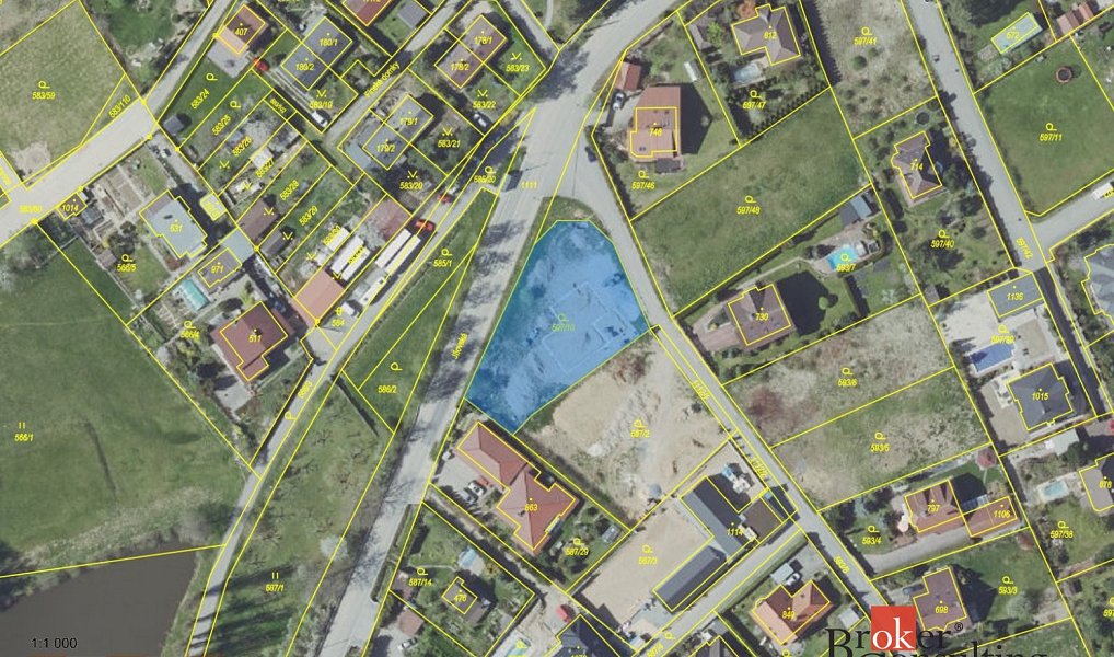 Prodej stavebního pozemku 1 387 m², Psáry – náhled fotky 4
