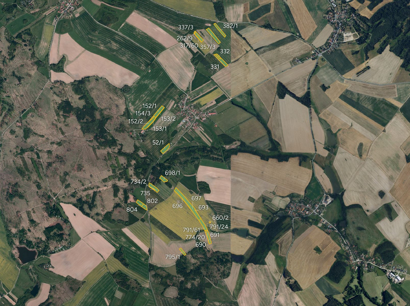 Prodej pole 38 360 m²