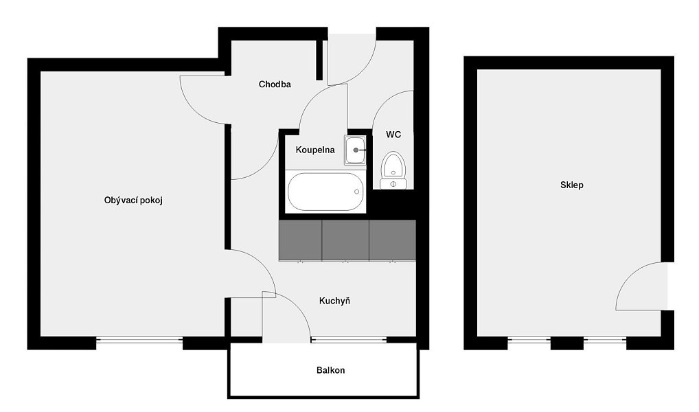 Prodej bytu 1+1 35 m², Kovářov – náhled fotky 13