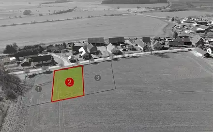 Prodej stavebního pozemku 1 286 m², Kovač, okres Jičín