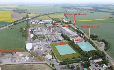 Pronájem skladovacích prostor 17 550 m², Postoloprtská, Louny